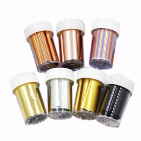 Nail Art Sticker Factory - 7-Color Transfer Rose Gold