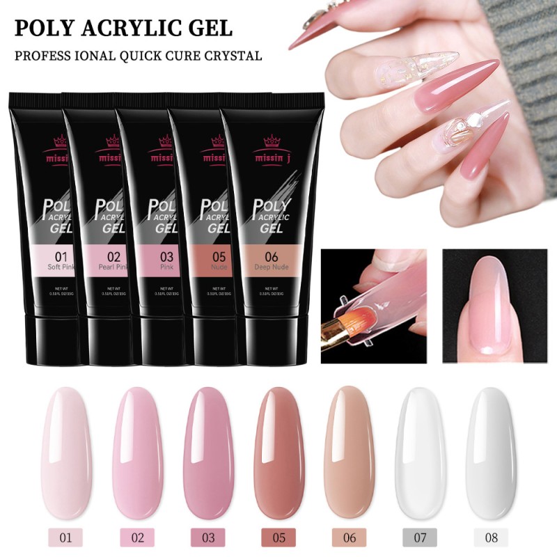 Nail Extension Starter Kit Factory - 100pcs Poly Gel Forms