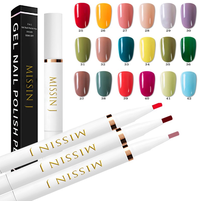 UV Gel Nail Pen Supplier - 3-in-1 Quick Drying Professional