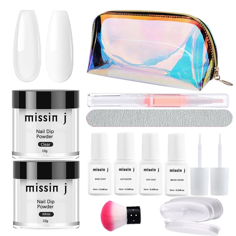 Dip Powder Nail Kit Factory - 2-Color Acrylic Home Salon Set