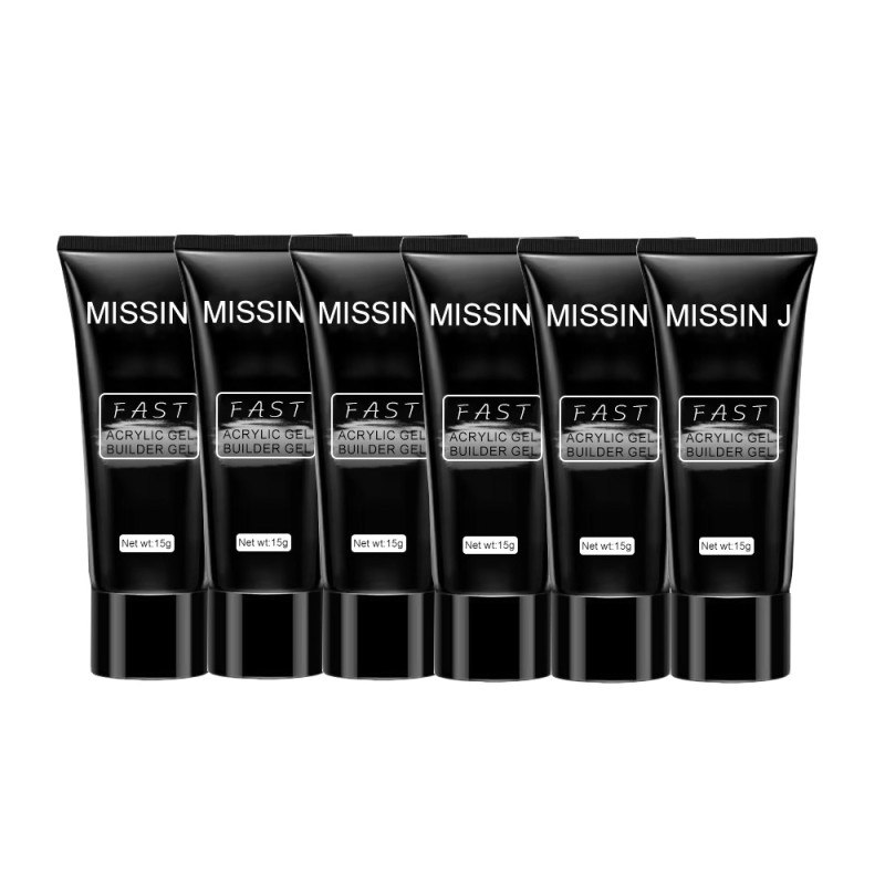 UV Nail Gel Kit Supplier - Poly Extension 15G*6pcs 36W Lamp