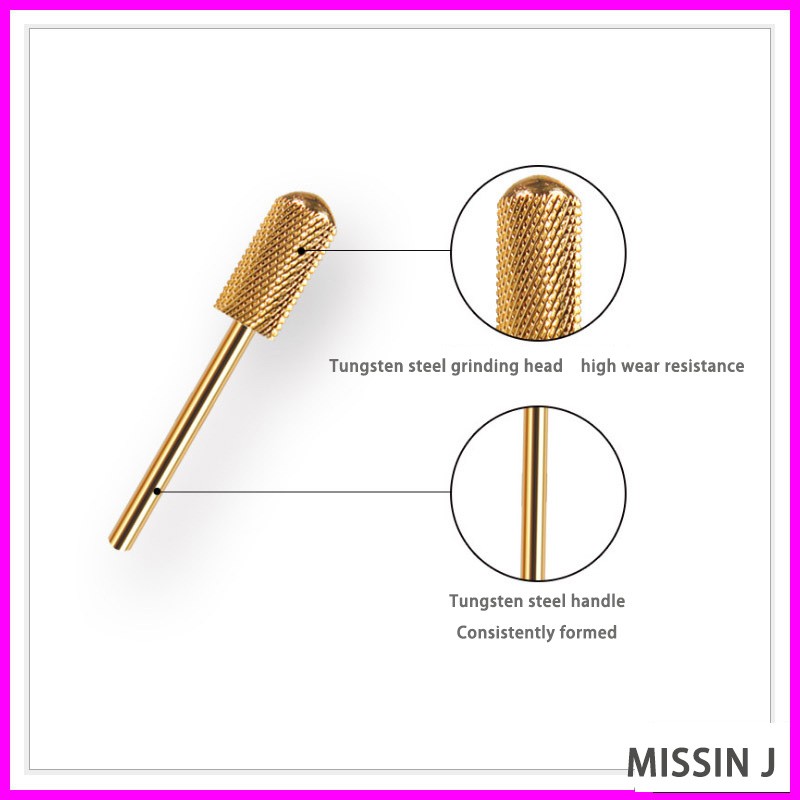 Carbide Nail Drill Bit Manufacturer - Silver Gold Tungsten Cuticle