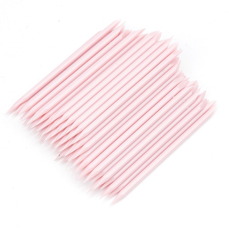 Disposable Nail Sticks Factory - 100 PCS Cuticle Pusher Bulk