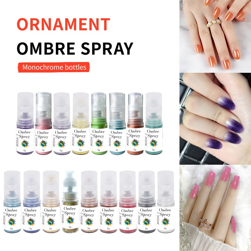 Ombre Spray Powder Manufacturer - 5g Gradient Effect Nail Mist