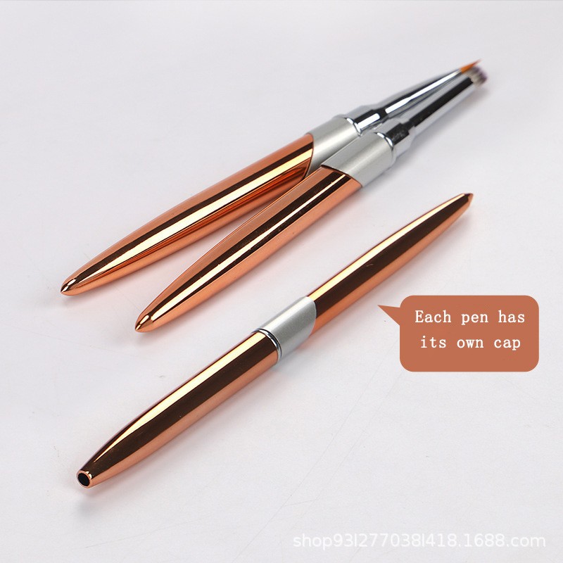 Acrylic Nail Brush Manufacturer - Kolinsky Gold Metal Handle