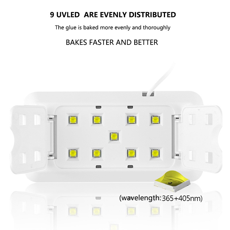 Portable UV Nail Light Manufacturer - 27W Mini Travel Compatible