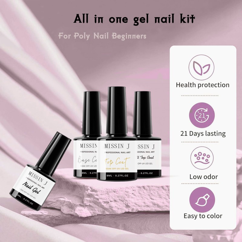 UV Gel Nail Polish Factory - 35 Color Matte Glossy Top Coat