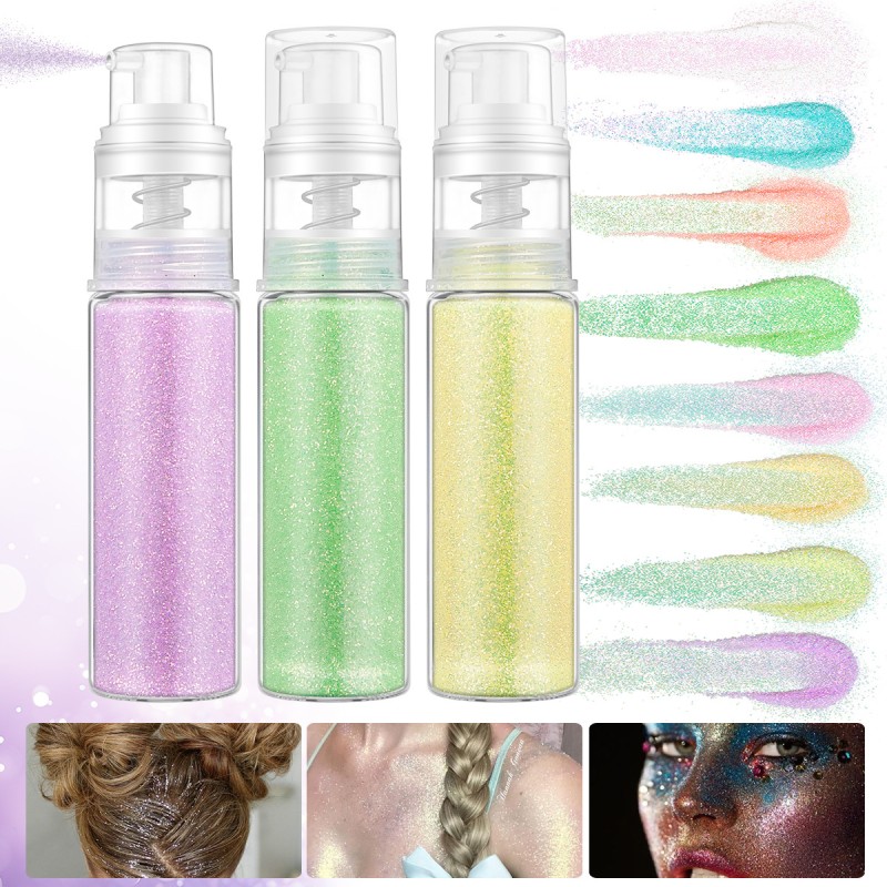 Body Glitter Spray Factory - 25ml Multi-Use Shimmering Powder