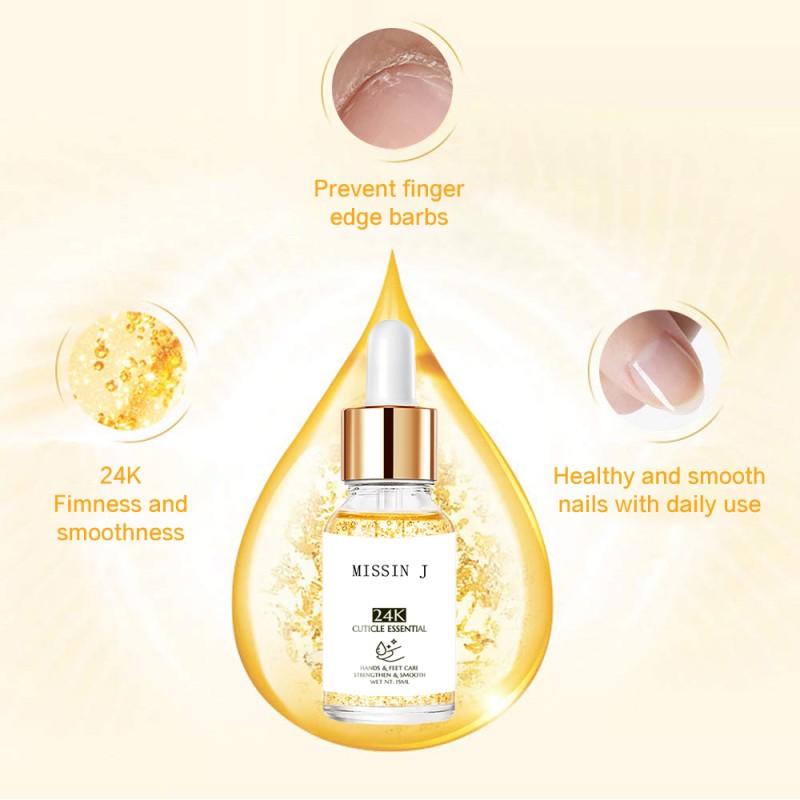 Cuticle Essence Manufacturer - 15ml 24K Gold Foil Anti-Barking