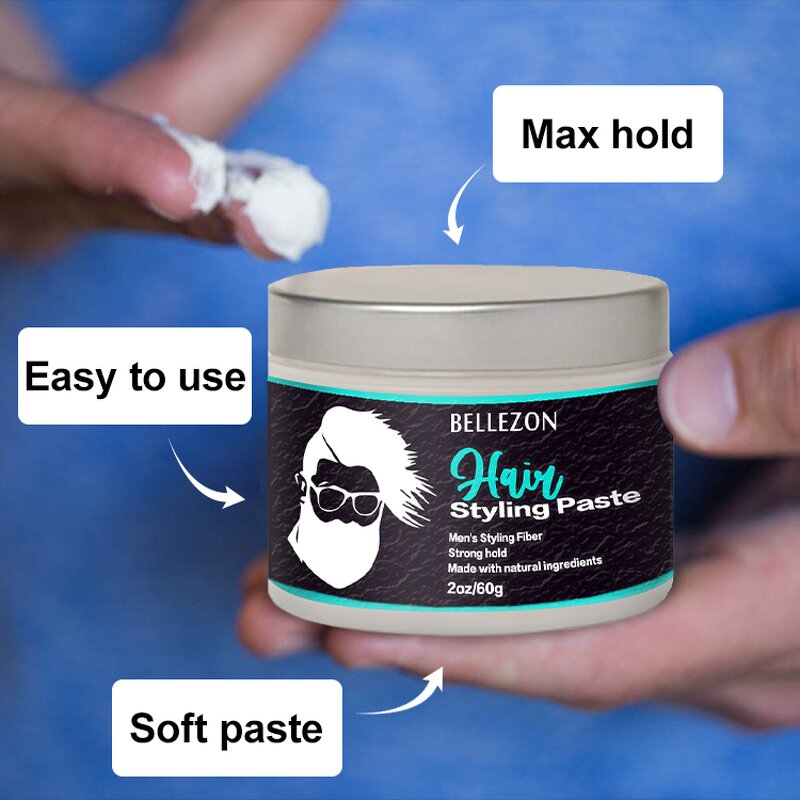 Hair Paste Manufacturer - Mens Water Soluble Pomade Private Label Add Texture Volume