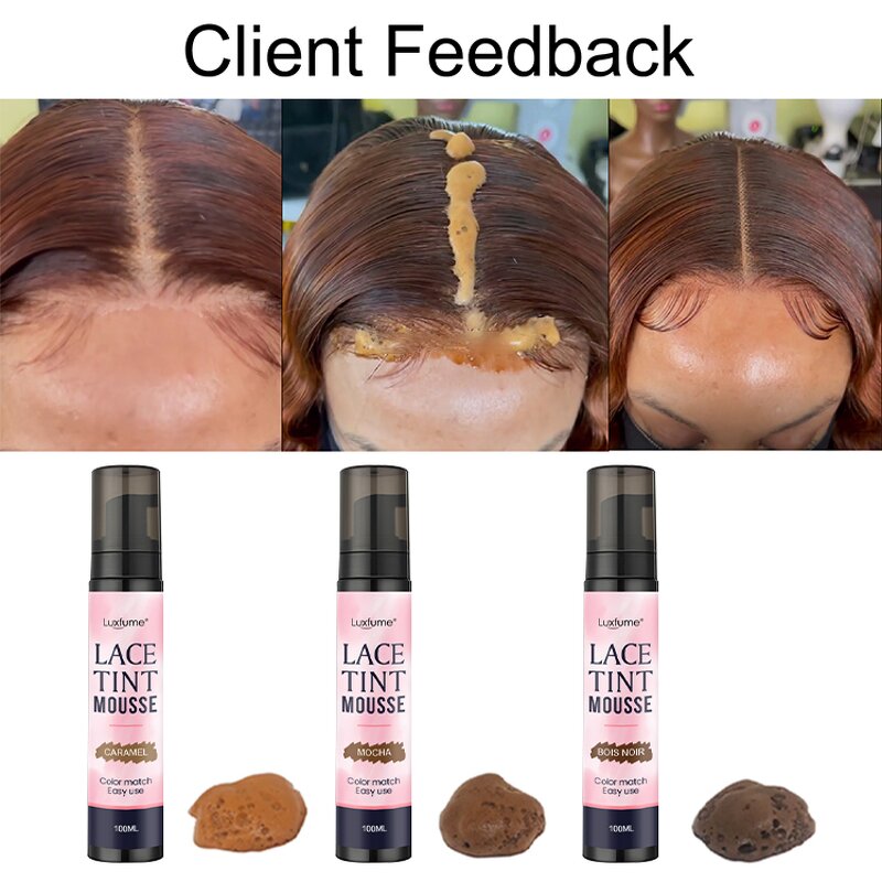 Lace Tint Mousse Manufacturer - Bond Tinted Foaming Perfect Matching Skin Tone Medium Brown
