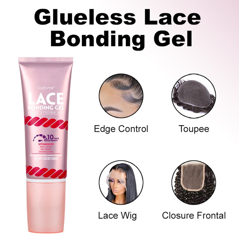 Lace Bonding Gel Manufacturer - Ultra Hold Fast Dry Invisible with Application Brush