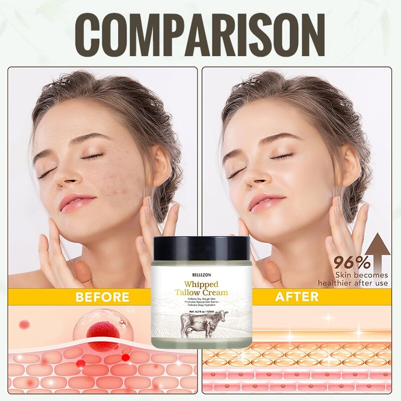 Tallow Face Cream Manufacturer - Deeply Hydrate Repair Smooth for Dry Skin