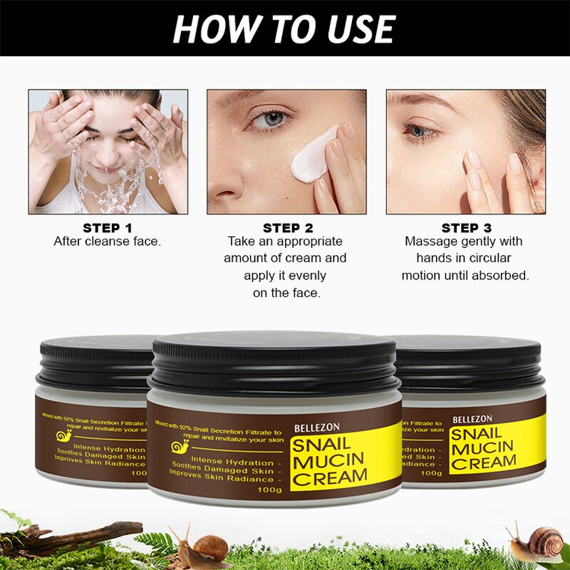 Snail Face Cream Manufacturer - Mucin Repair Hydrating Anti Aging Lifting