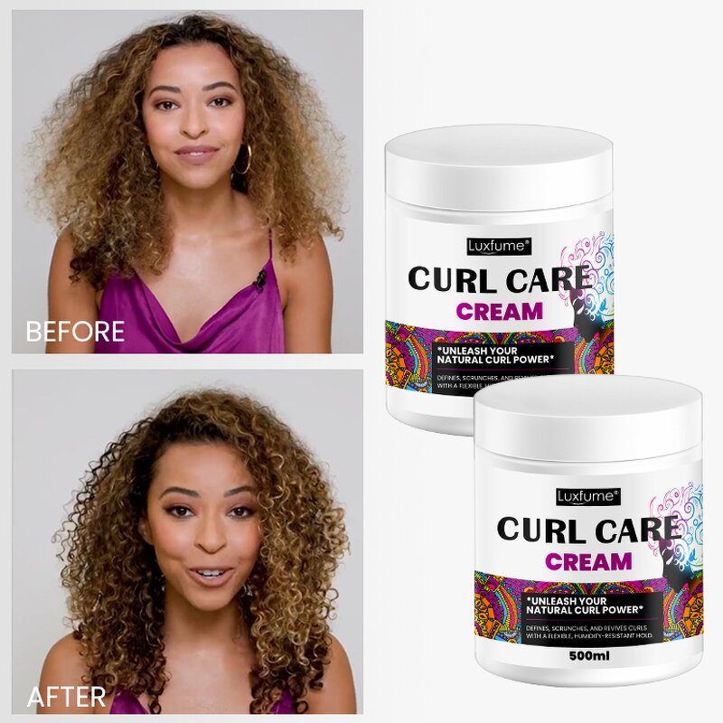 Hair Styling Cream Manufacturer - Flexible Hold Curls Without Stiffness Frizz Control