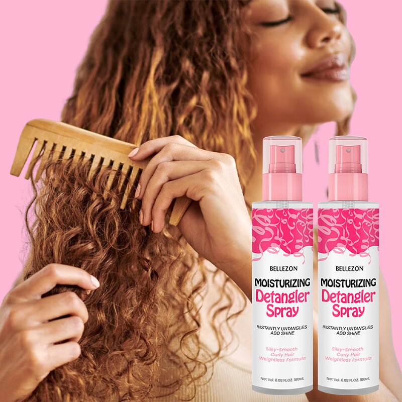Detangling Spray Manufacturer - Smooth Hair Reduce Friction Knots Minimize Breakage