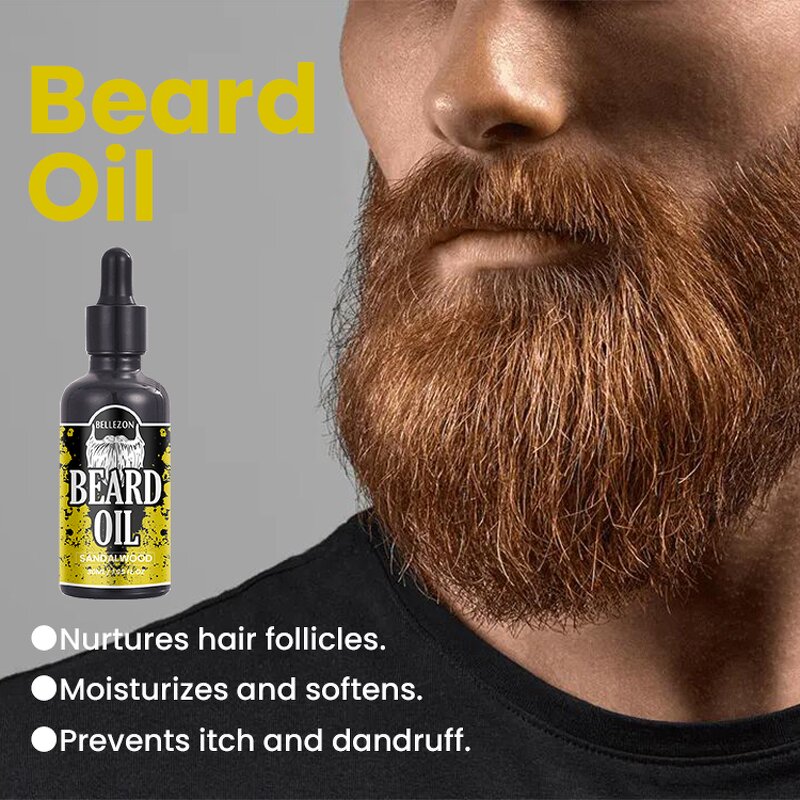 Beard Care Set Manufacturer - 8 Pcs OEM Custom Products Shampoo Conditioner Oil