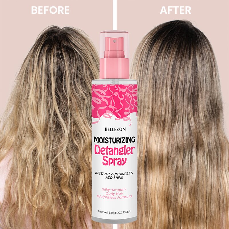 Detangling Spray Manufacturer - Smooth Hair Reduce Friction Knots Minimize Breakage