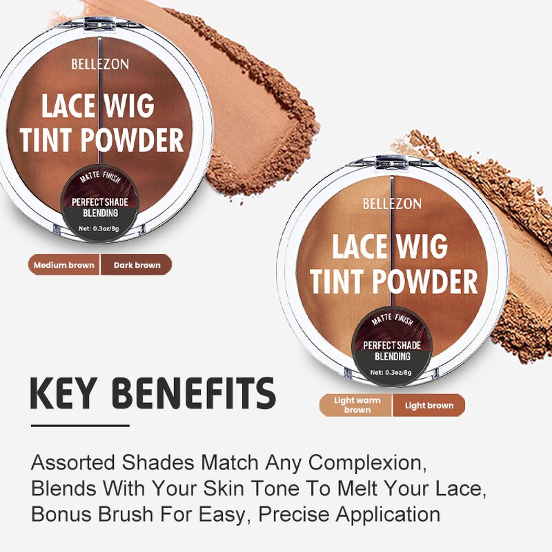 Lace Tint Powder Manufacturer - Tinted Concealer Cover up Wig Knots Dyeing Palette