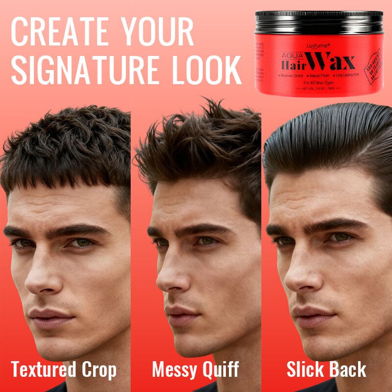 Hair Styling Wax Manufacturer - Long Lasting Strong Hold Natural Texture Water-Based