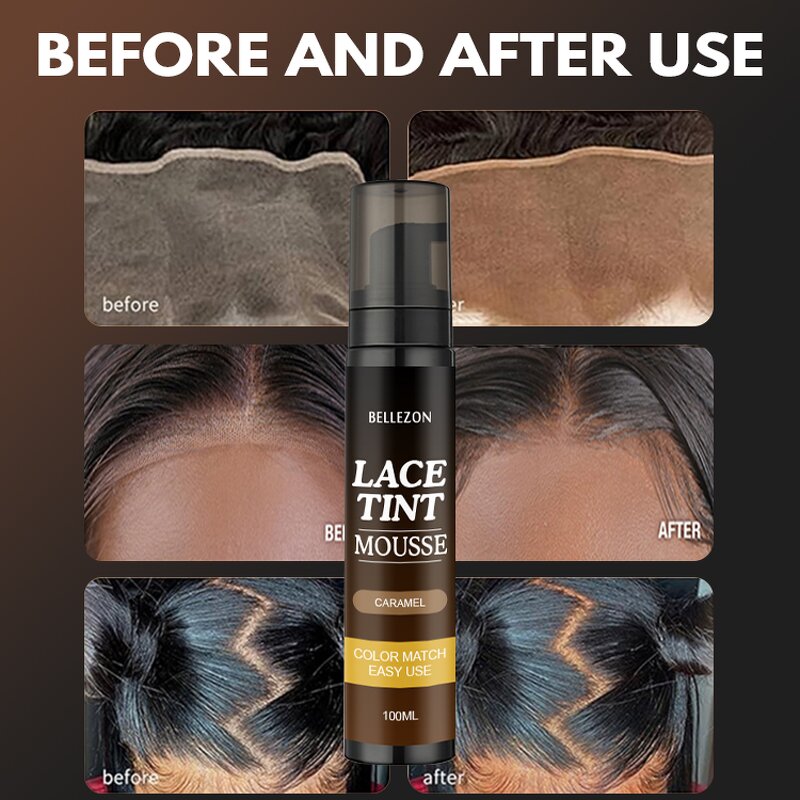 Lace Tint Mousse Manufacturer - for Precise Blending Match Skin Tone Semipermanent