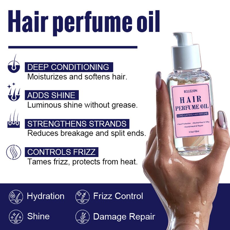 Hair Perfume Oil Manufacturer - Long Lasting Leave-In Fragrance Smooth Frizz