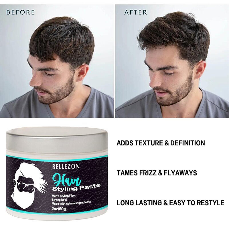 Hair Paste Manufacturer - Mens Water Soluble Pomade Private Label Add Texture Volume