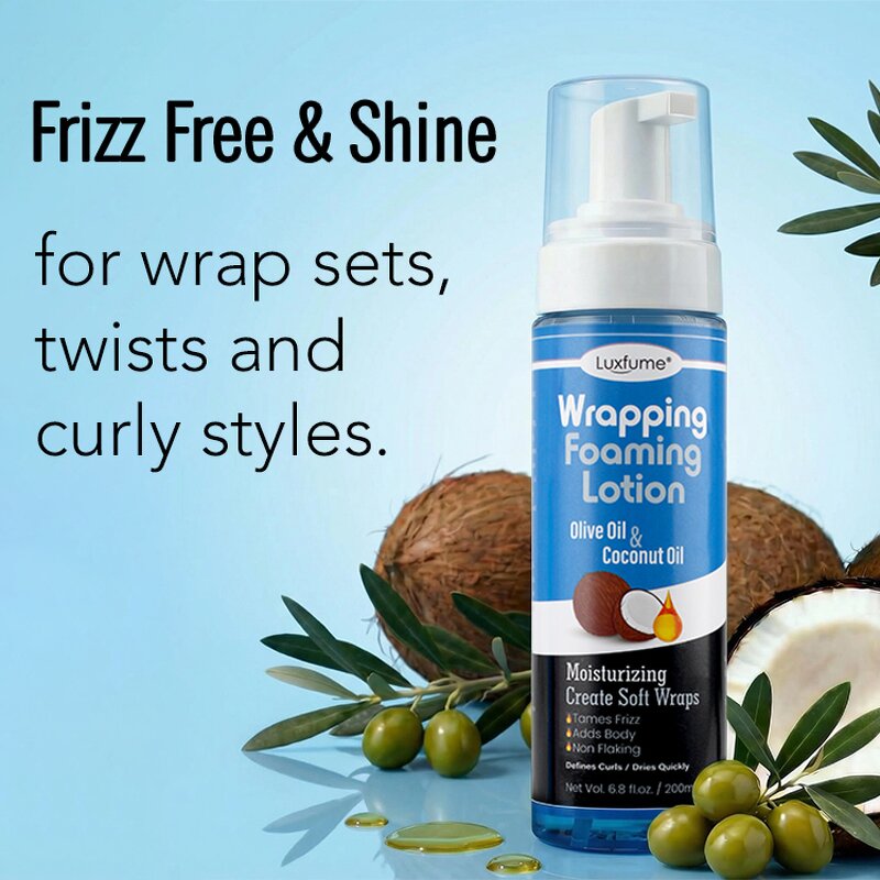 Wrapping Hair Lotion Manufacturer - Silk Moisturizing Mousse Tame Frizz for Pixie Cuts