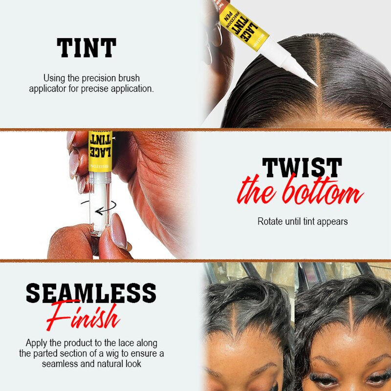 Lace Tint Pen Manufacturer - 3ml Stick Wig Knots Healer for Closures Frontal
