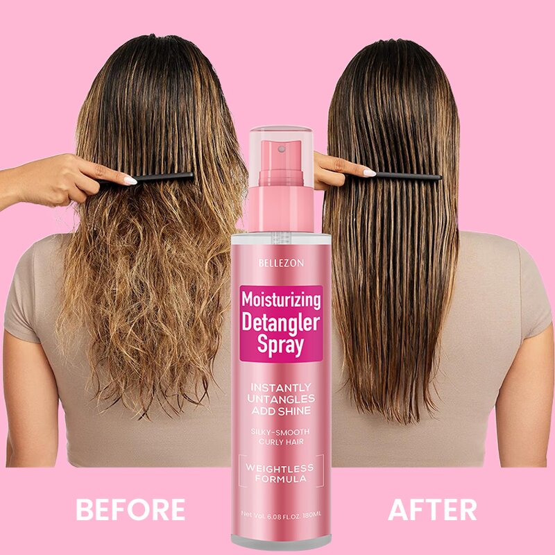 Detangler Spray Manufacturer - Effortless Leave Hair Soft Manageable for Knot-Free Hair