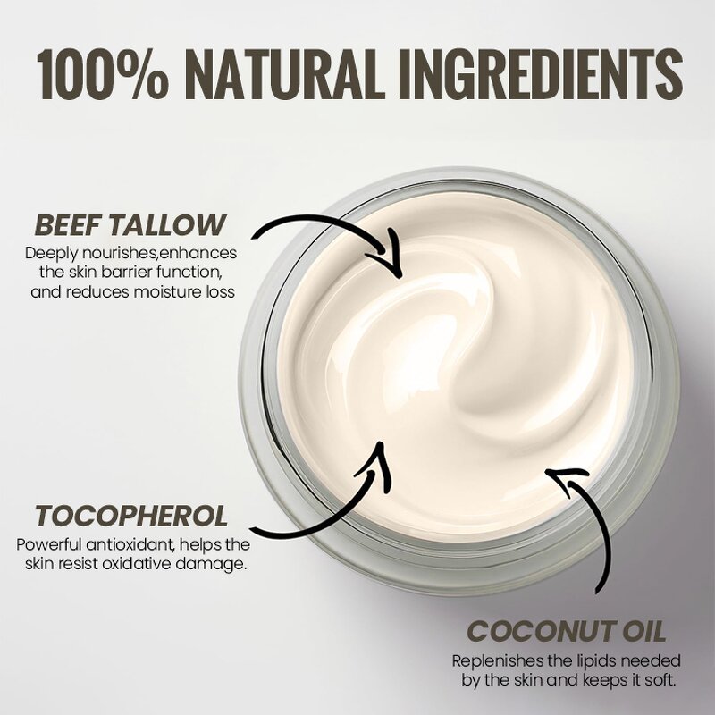 Tallow Face Cream Manufacturer - Deeply Hydrate Repair Smooth for Dry Skin