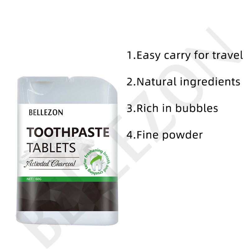 Teeth Whitening Tablets Manufacturer - Private Label Activated Charcoal Organic Toothpaste