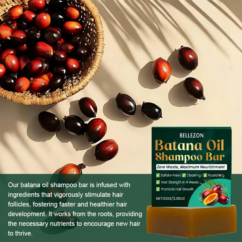 Shampoo Bar Manufacturer - Batana Strengthening for Dry Hair Relief & Growth