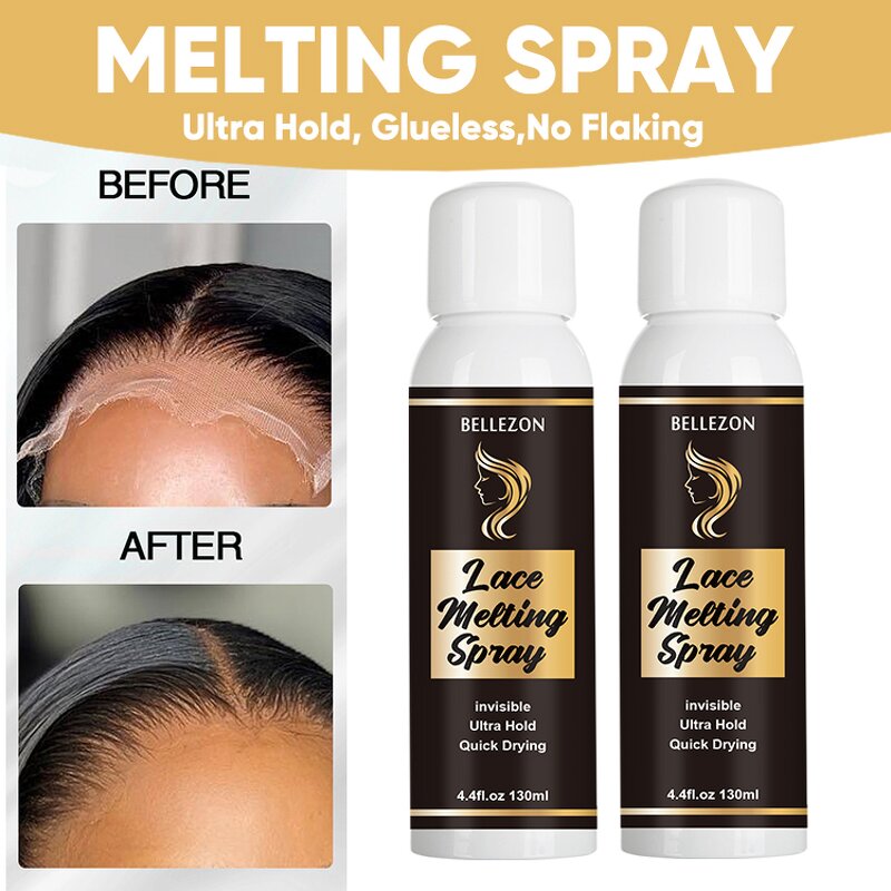Melting Spray Manufacturer - for Seamless Blend Keep Wig in Place Fast-Drying Strong Hold