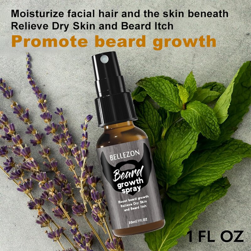 Beard Spray Manufacturer - for Growth Soften Moisturizing Skin with Biotin Vitamins