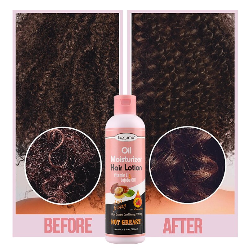 Hair Moisturizer Lotion Manufacturer - Long-Lasting Nourishing Repairing Reduce Breakage Castor Oil