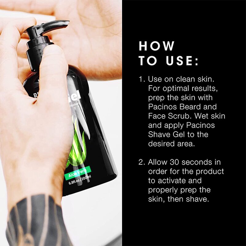 Shaving Gel Manufacturer - Beard Aloe Vera Deep Cleansing Refreshing Private Label