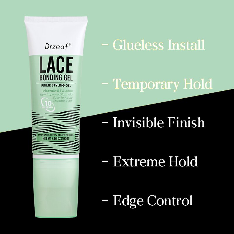 Lace Wig Glue Manufacturer - Clear with Brush Applicator for Closure Frontal Toupee