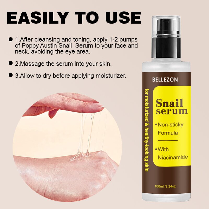 Snail Serum Manufacturer - Mucin Face Skincare Whitening Moisturizing Collagen