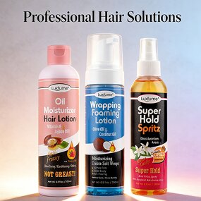 Hair Care Set Manufacturer - Complete Nourishing Oil Moisturizer Foam Wrap Styling Spritz