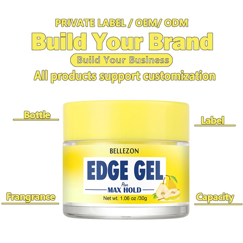 Edge Control Manufacturer - Own Brand Bulk Mini Size Pear Water Resistant Strong Hold