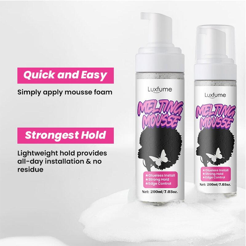 Wig Adhesive Mousse Manufacturer - Lace Melting Edge Control Extreme Firm Hold Invisible