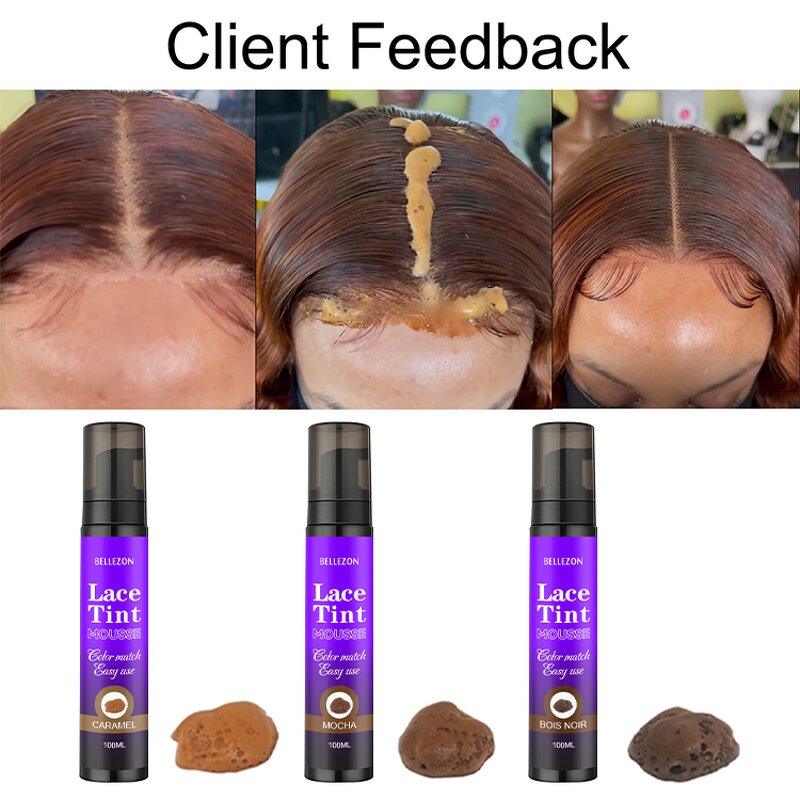 Lace Tint Mousse Manufacturer - Personalized Shade for Wig Closure Frontal Foam
