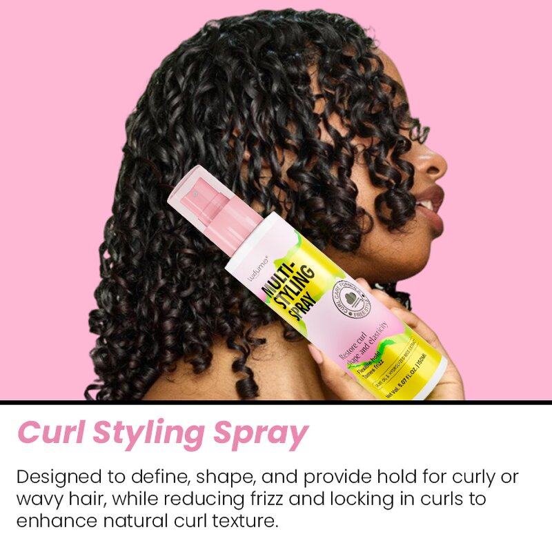 Hair Spray Manufacturer - Multi-use for Styling Shape Natural Curl Patterns Floral Perfume