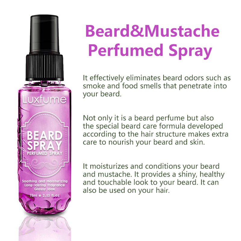 Beard Conditioner Spray Manufacturer - Private Label Soften Shine Mustache Beard Perfume