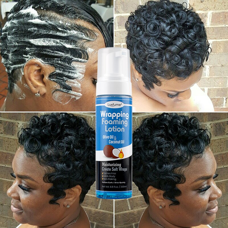 Hair Care Set Manufacturer - Complete Nourishing Oil Moisturizer Foam Wrap Styling Spritz