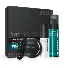 Beard Grooming Kit Manufacturer - Private Label with Balm Wash Comb Set Growth Serum Shampoo