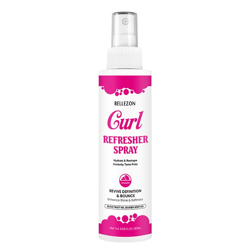 Curl Refresher Spray Manufacturer - Enhance Natural Curl Pattern Add Bounce Smooth Frizz