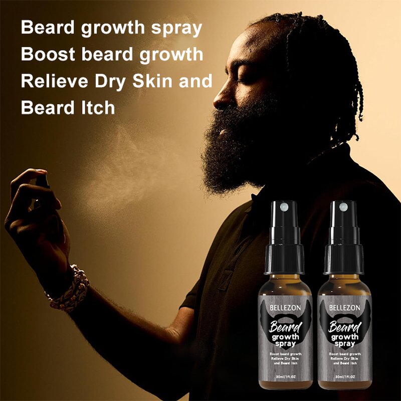 Beard Spray Manufacturer - for Growth Soften Moisturizing Skin with Biotin Vitamins
