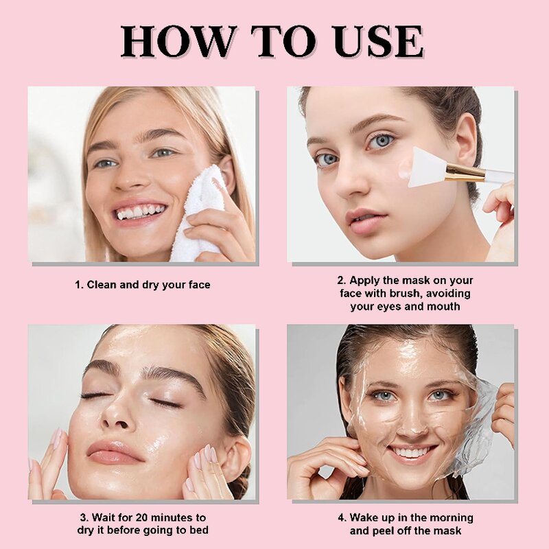 Collagen Face Mask Manufacturer - Wrapping Peel Off Enhance Elasticity Reduce Sagging